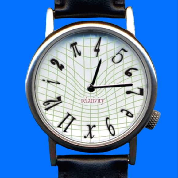 Vintage Einstein's theory of relativity watch with leather strap - Picture 6 of 12